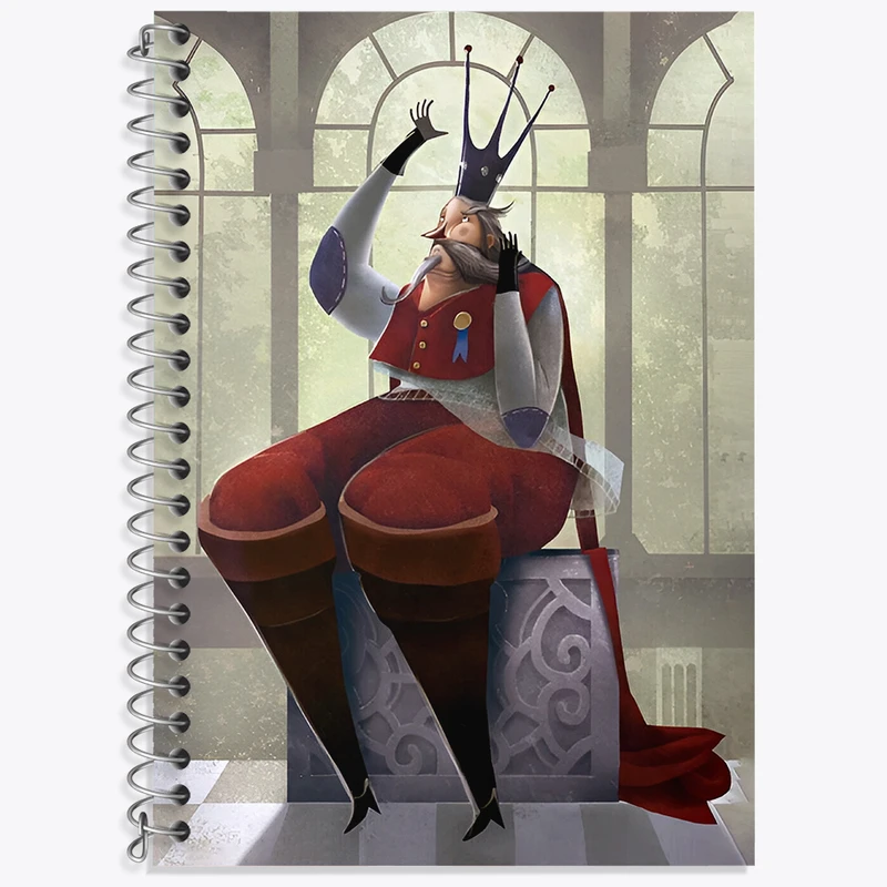 دفتر نت موسیقی 50 برگ خندالو طرح پادشاه کد N6431