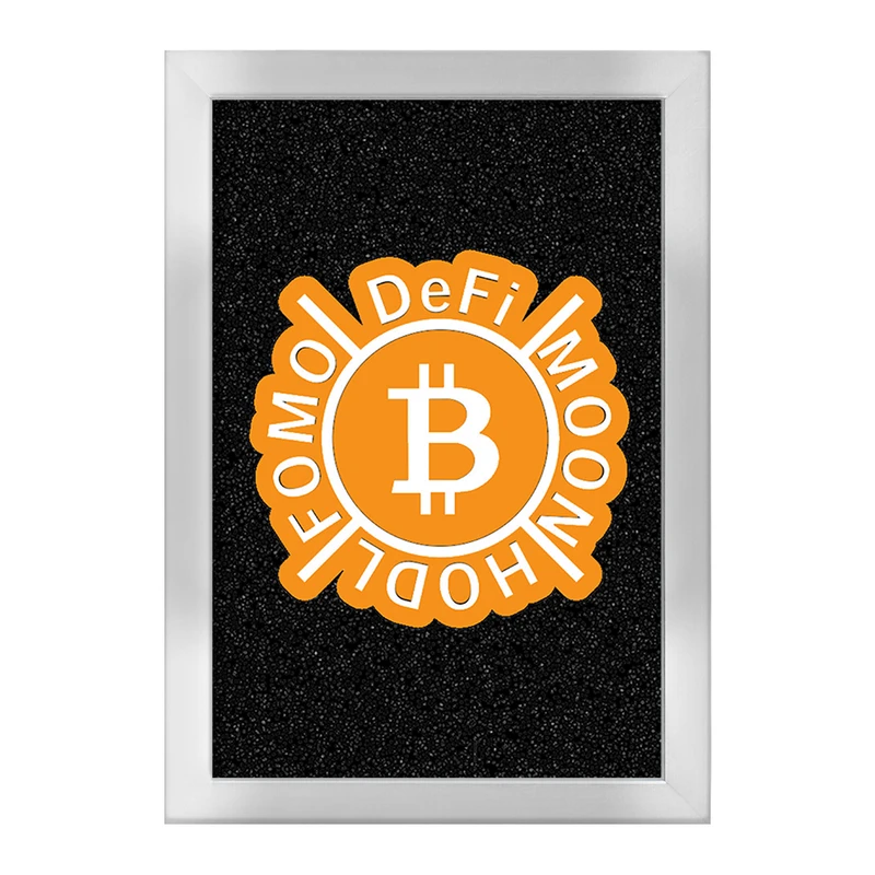 تابلو خندالو طرح ارز دیجیتال بیت کوین  کد 10871