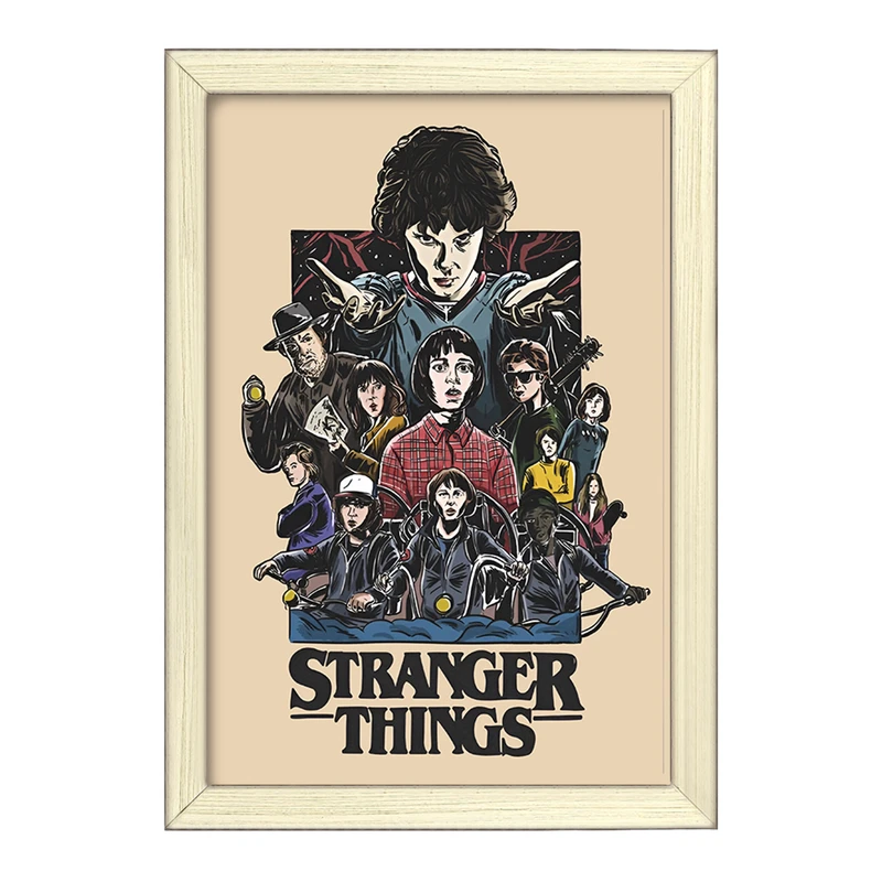 تابلو خندالو طرح استرنجر تینگز (Stranger Things) کد F13507