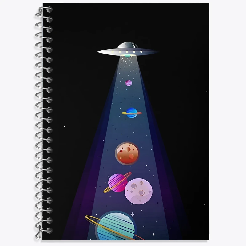 دفتر نت موسیقی 50 برگ خندالو طرح سفینه فضایی کد F3402