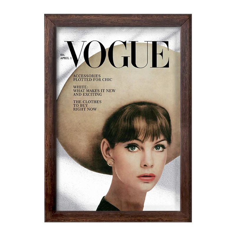 تابلو خندالو طرح مجله وگ (Vogue) کد F11331