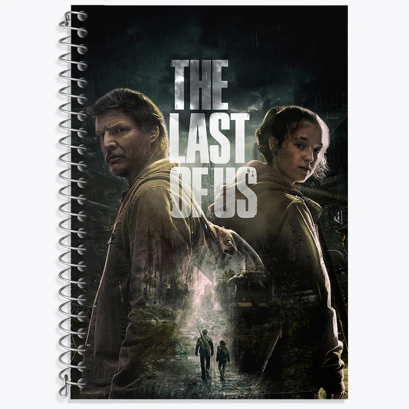 دفتر زبان 50 برگ خندالو طرح (The Last Of Us) آخرین بازمانده از ما کد N9321