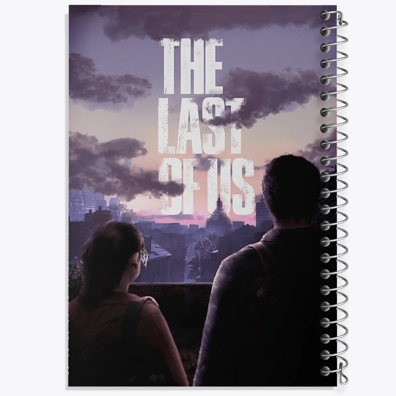 دفتر شطرنجی 50 برگ خندالو طرح (The Last Of Us) آخرین بازمانده از ما کد N9330