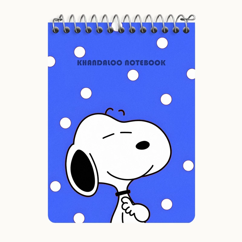 دفتر یادداشت 50 برگ خندالو طرح اسنوپی (snoopy) کد N6357