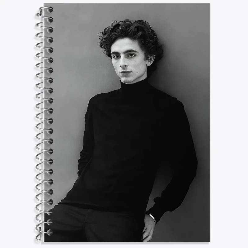 دفتر نت موسیقی 50 برگ خندالو طرح تیموتی شالامی (Timothée Chalamet) کد F10252