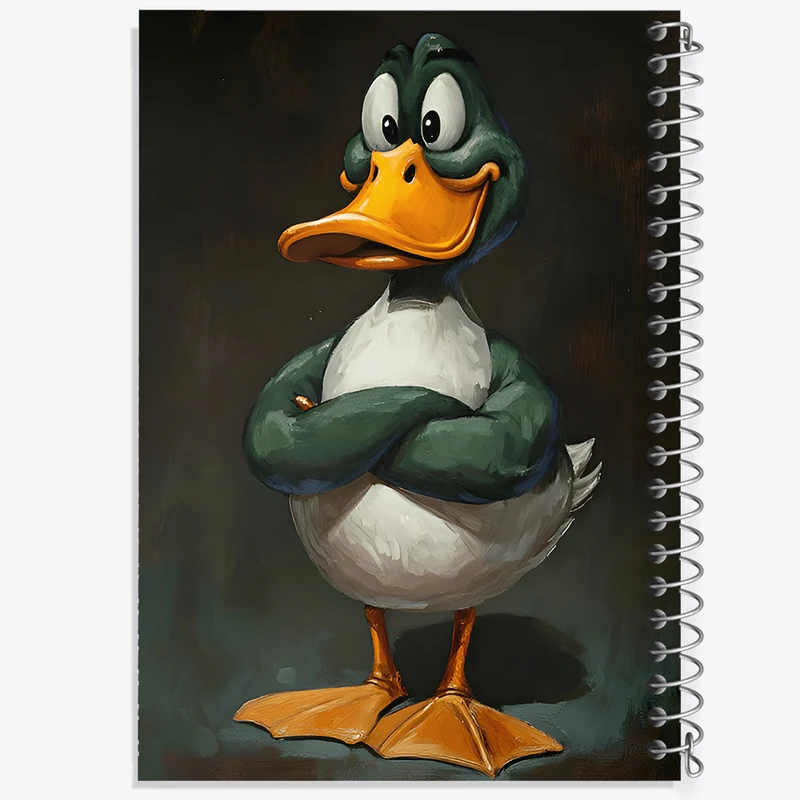 دفتر مشق 100 برگ خندالو طرح اردک کد F11783