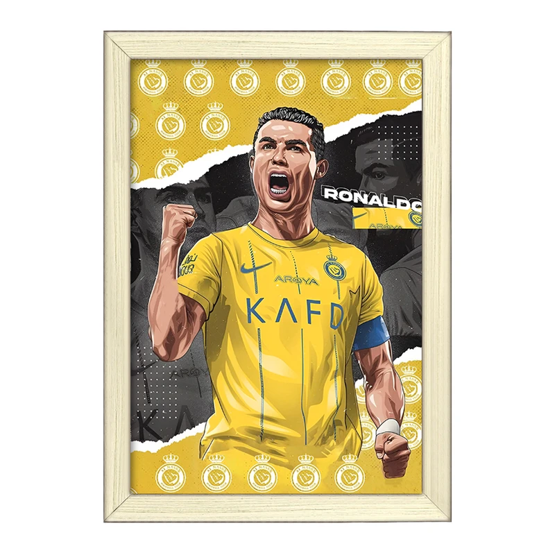 تابلو خندالو طرح کریستیانو رونالدو کد F14256