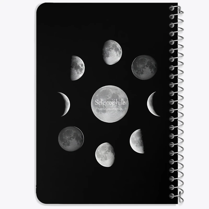 دفتر یادداشت 50 برگ خندالو طرح ماه (Moon) کد 38090