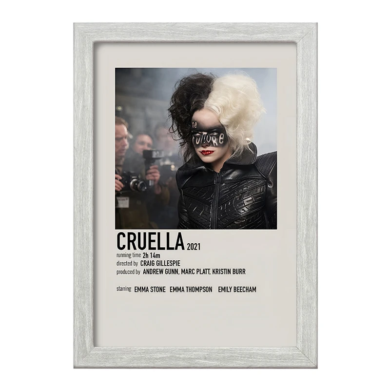 تابلو خندالو طرح کروئلا (Cruella) کد F13277