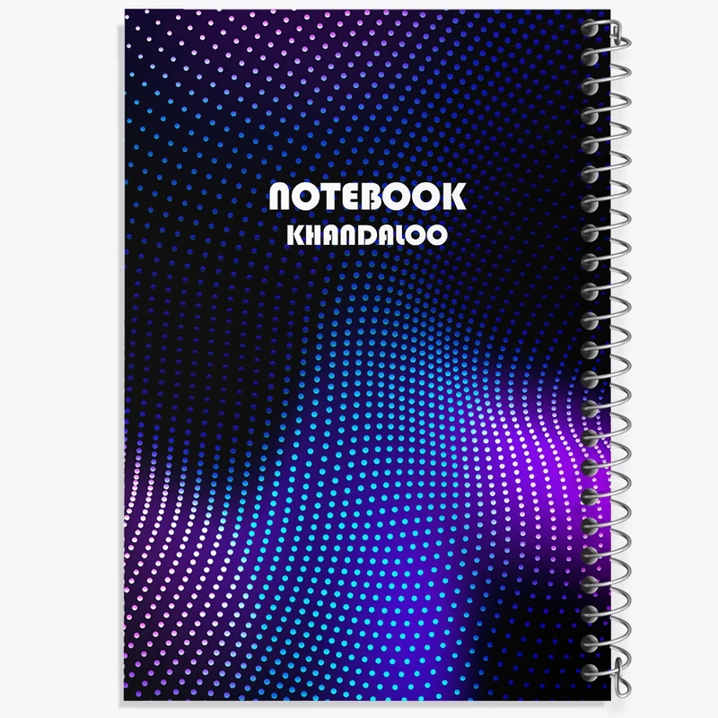دفتر ژورنال نویسی 50 برگ خندالو مدل نقطه ای طرح مدرن کد N7566