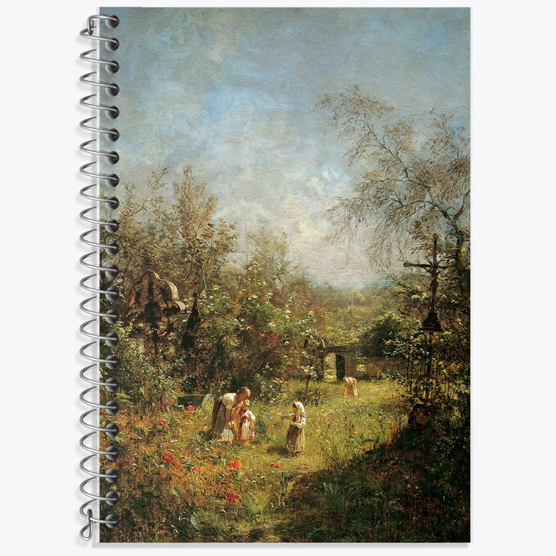 دفتر زبان 50 برگ خندالو مدل دو خط طرح نقاشی ورفالنر فریدهوف در گویسرن اثر اولگا ویزینگر کد F12475