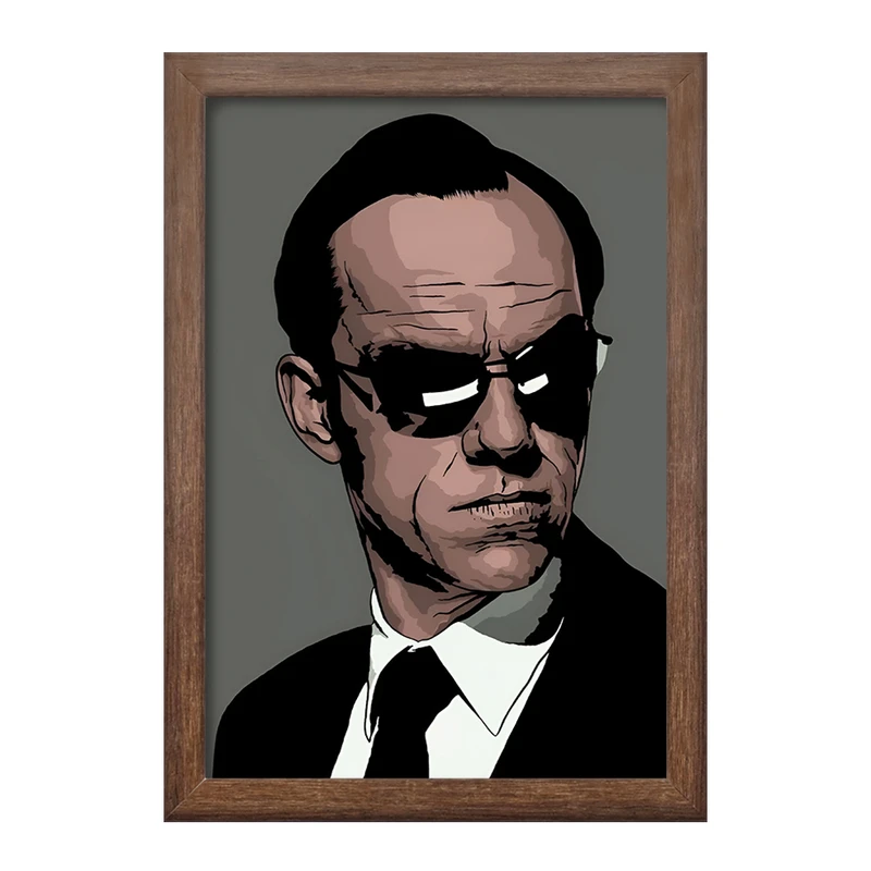 تابلو خندالو طرح مامور اسمیت (Agent Smith) کد F13550