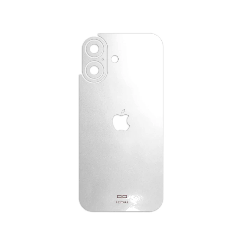 برچسب پوششی ماهوت مدل Metallic-White مناسب برای گوشی موبایل اپل iPhone 17