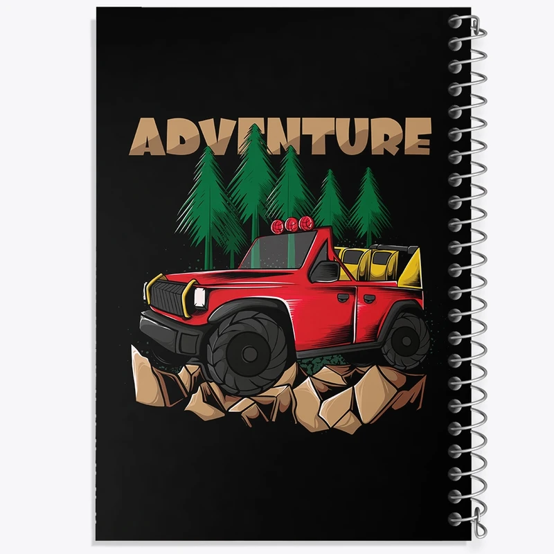 دفتر طراحی 50 برگ خندالو طرح آفرود Off Road کد 26300