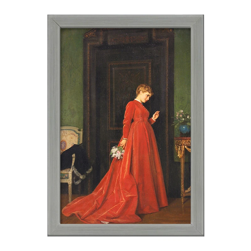 تابلو خندالو طرح نقاشی ضربه ملایم اثر آگوست تولموش کد F12288