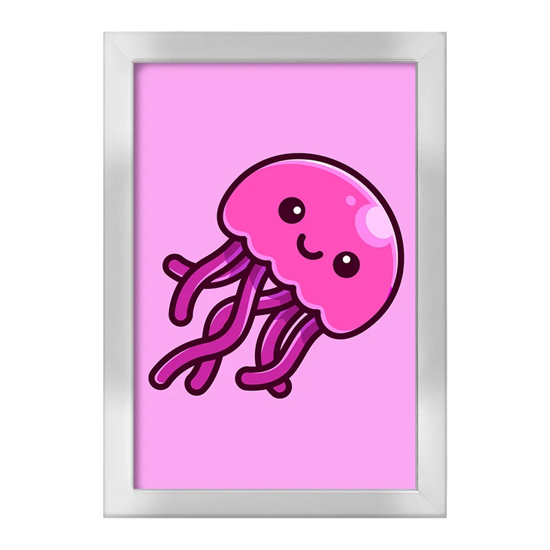 تابلو خندالو طرح حیوانات آبزی عروس دریایی کد 28162