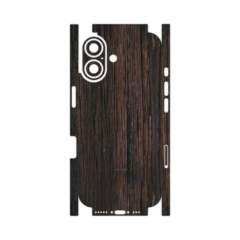 برچسب پوششی ماهوت مدل Burned_Wood-FullSkin مناسب برای گوشی موبایل اپل iPhone 17