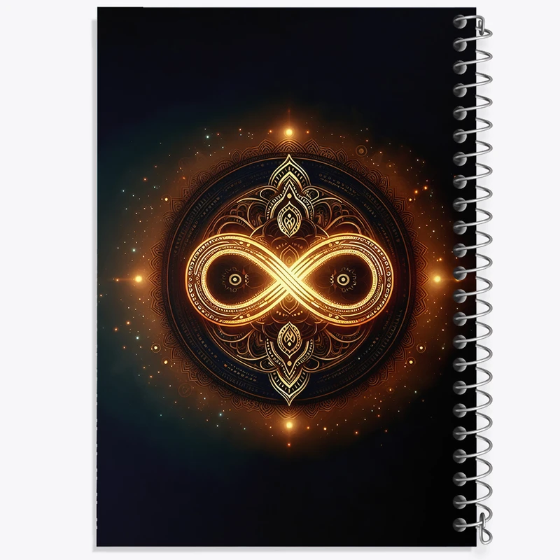 دفتر مشق 50 برگ خندالو طرح علامت بی نهایت کد F10609