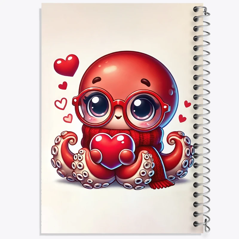 دفتر لیست خرید 50 برگ خندالو طرح هشت پا بامزه کد F11726