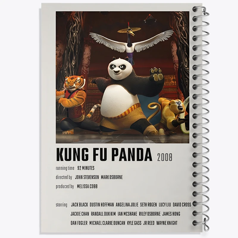 دفتر لیست خرید 50 برگ خندالو طرح پاندا کونگ فو کار کد F13382