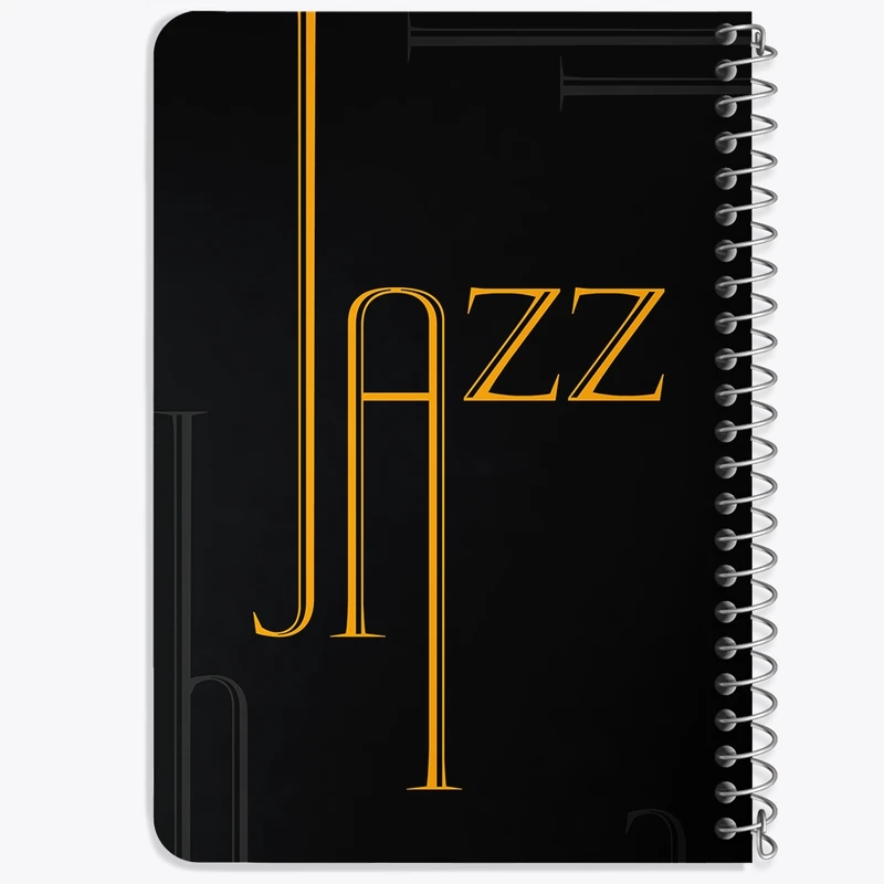 دفتر یادداشت 50 برگ خندالو طرح Jazz کد F7445