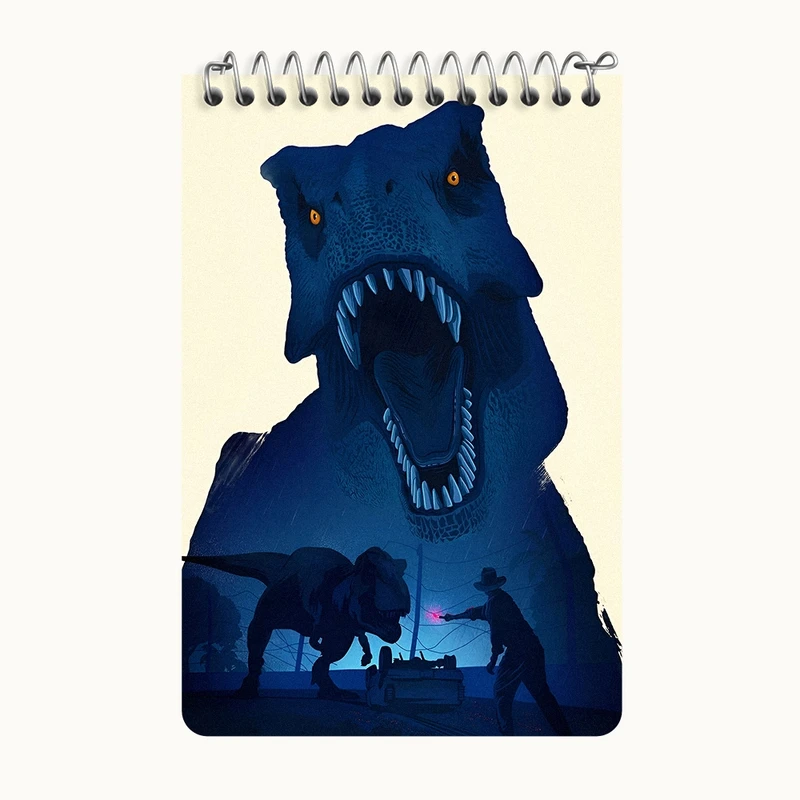 دفتر یادداشت 50 برگ خندالو طرح دایناسور (Dino) کد F13777