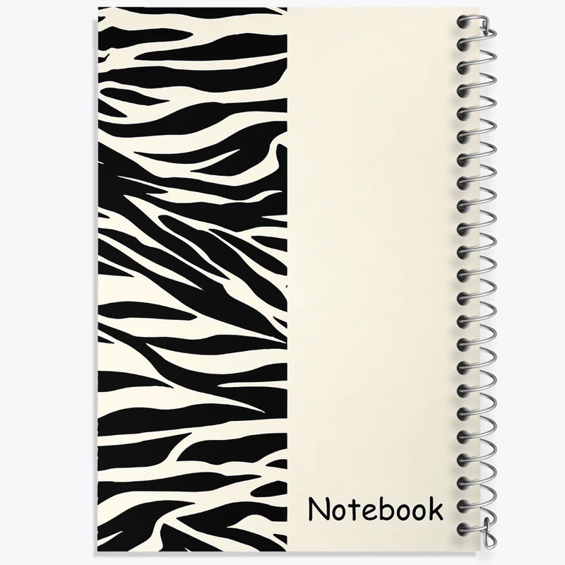 دفتر نقاشی 50 برگ خندالو طرح بافت گورخری کد N6700