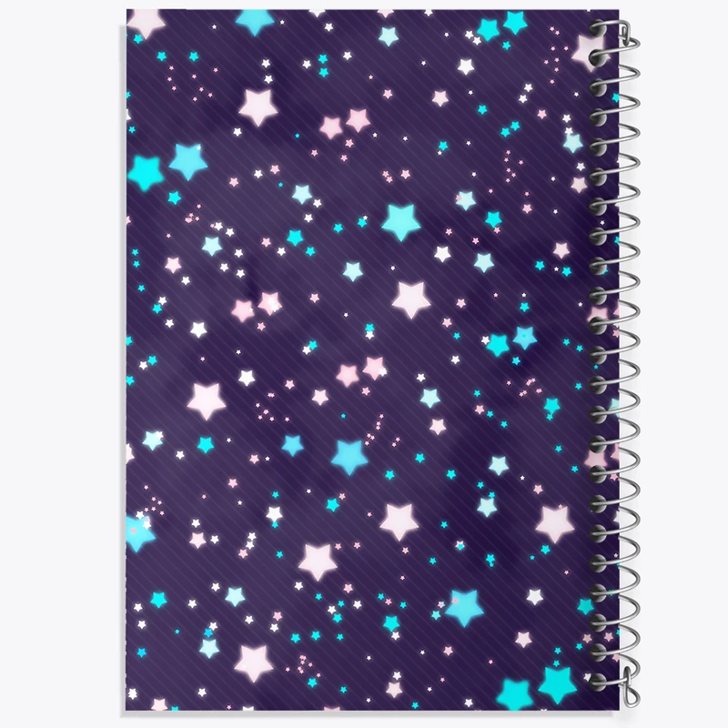 دفتر نقاشی 50 برگ خندالو طرح پترن ستاره کد N8043