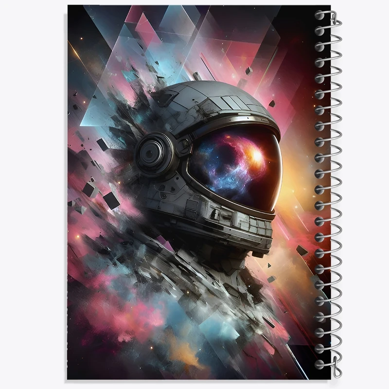 دفتر طراحی 50 برگ خندالو طرح فضانورد کد F9149