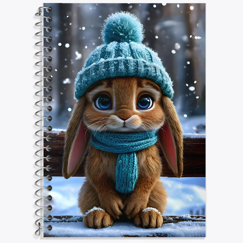 دفتر نت موسیقی 50 برگ خندالو طرح خرگوش بامزه کد F9527