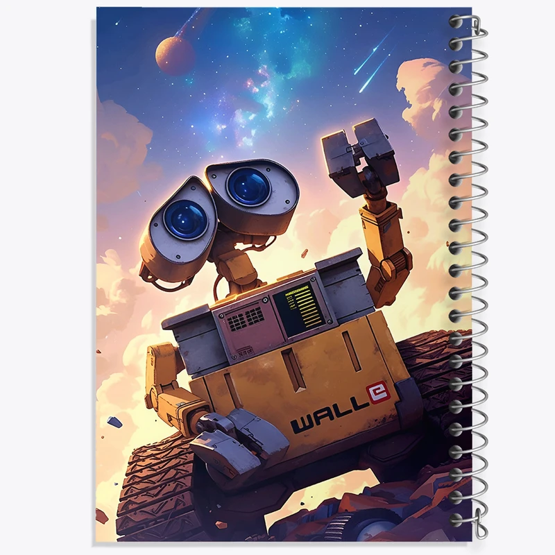 دفتر مشق 50 برگ خندالو طرح وال ای (wall-E) کد F3413