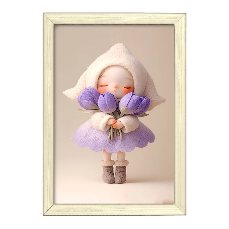 تابلو خندالو طرح دخترانه کیوت کد F5157