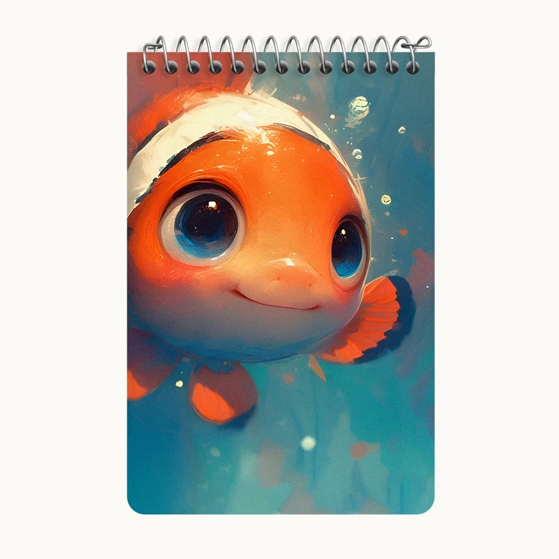 دفتر یادداشت 50 برگ خندالو طرح نمو (Nemo) کد F7254