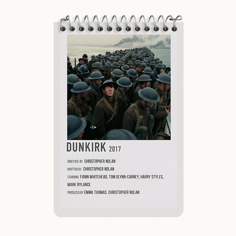 دفتر یادداشت 50 برگ خندالو طرح دانکرک (Dunkirk) کد F13102