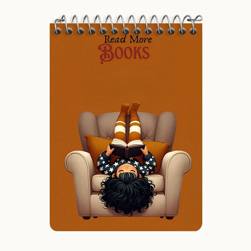 دفتر یادداشت 50 برگ خندالو طرح کتاب های بیشتری بخوانید کد N2638