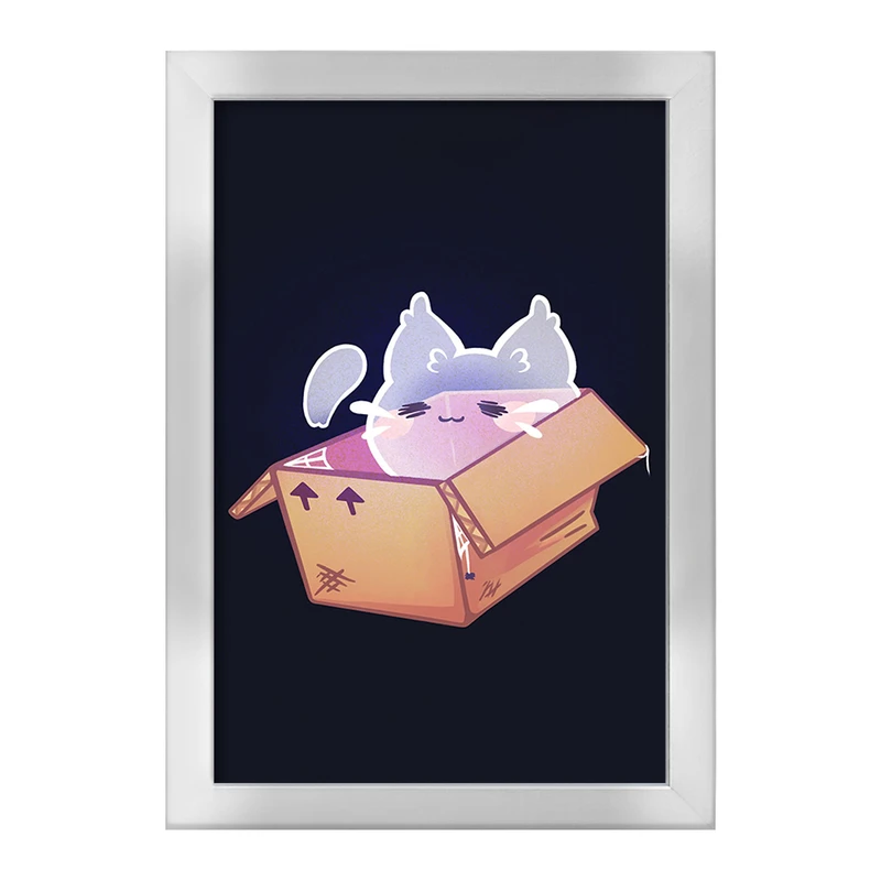 تابلو خندالو طرح گربه حیوانات بامزه  کد 21053