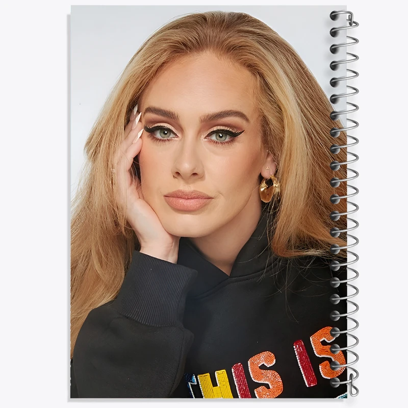 دفتر نقاشی 50 برگ خندالو طرح ادل (Adele) کد F10212