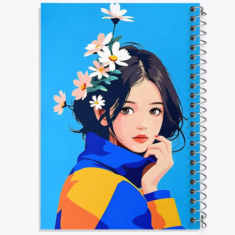 دفتر لیست خرید 50 برگ خندالو طرح دخترانه کد F3623