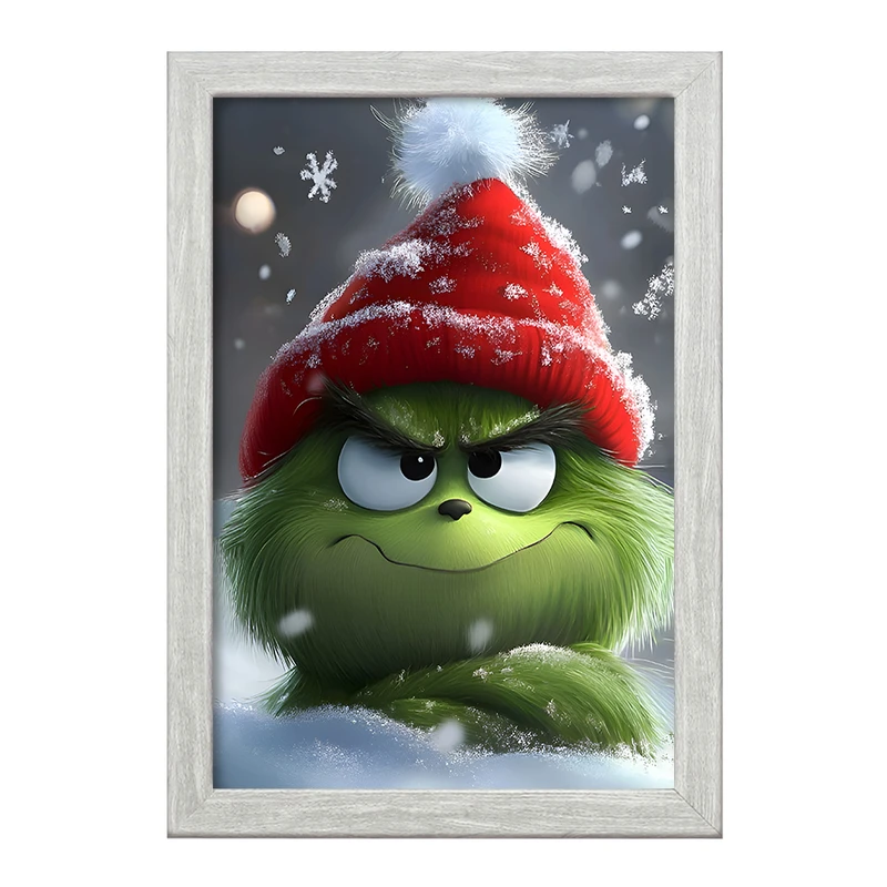 تابلو خندالو طرح گرینچ (The Grinch) کد F11849
