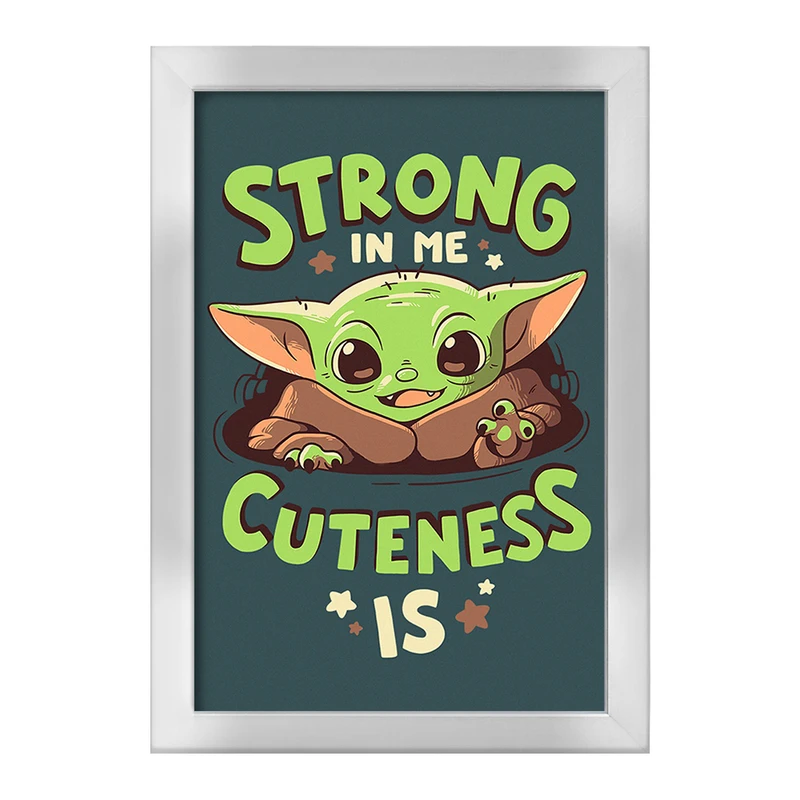 تابلو خندالو طرح یودا سریال جنگ ستارگان کد 26071