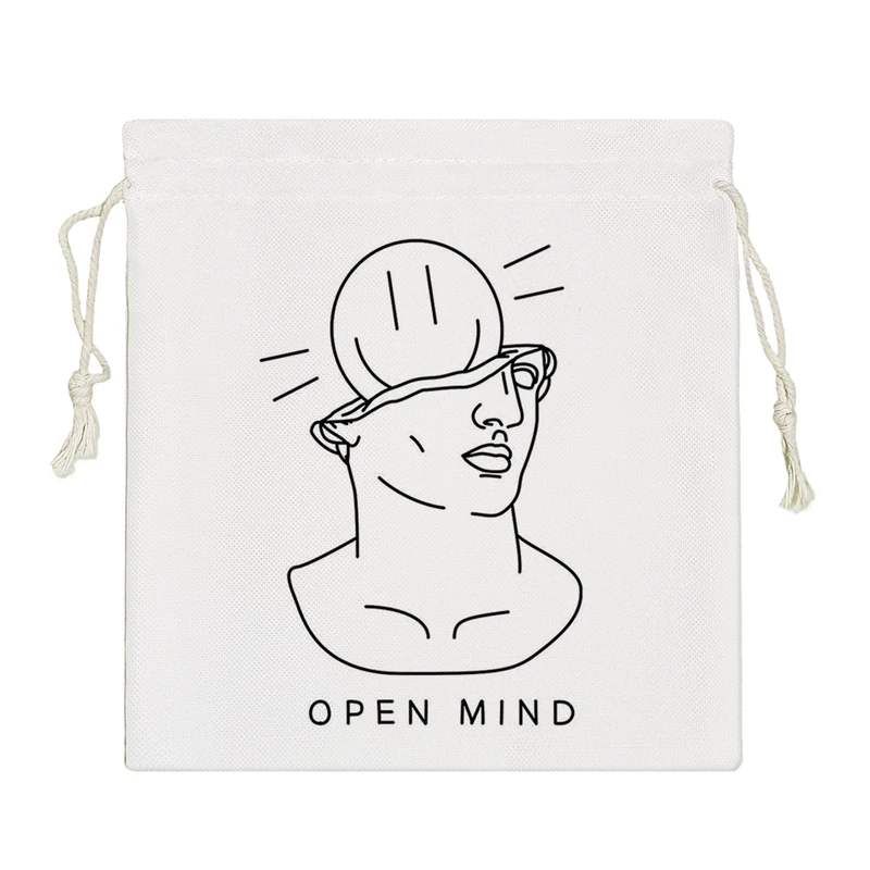 نظم دهنده خندالو مدل عکس نوشته Open mind کد 5219-S