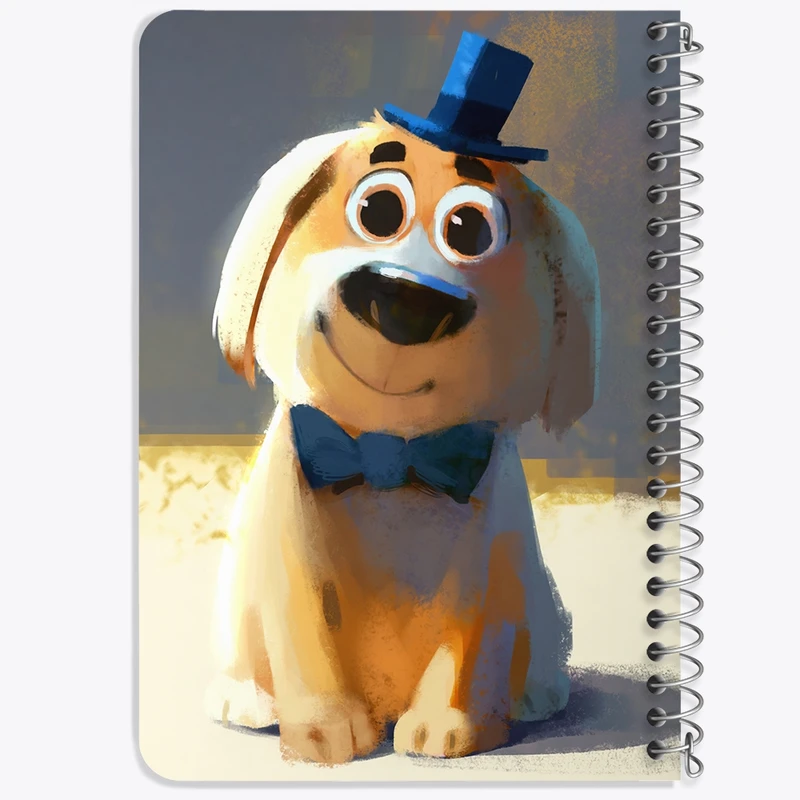 دفتر یادداشت 50 برگ خندالو طرح سگ (Dog) کد F919