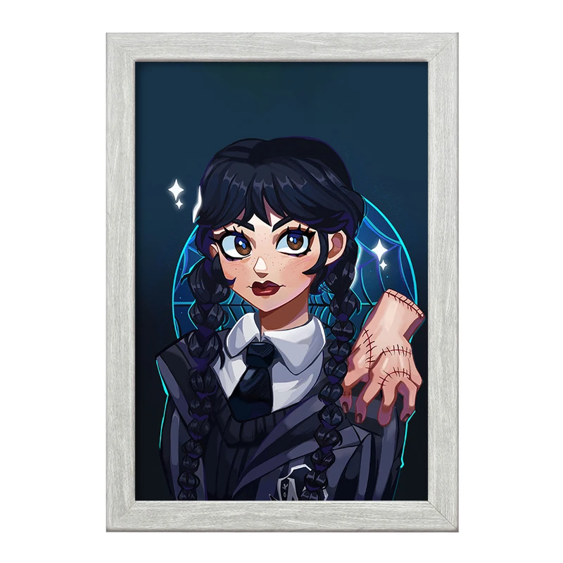 تابلو خندالو طرح ونزدی (Wednesday) کد F2469