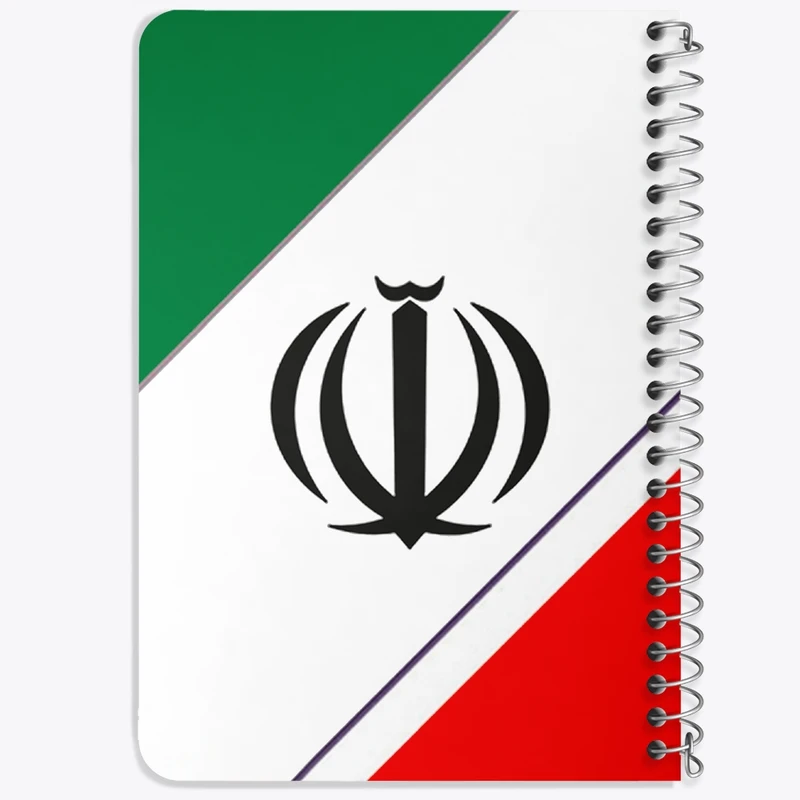 دفتر یادداشت 50 برگ خندالو طرح پرچم ایران کد 23943