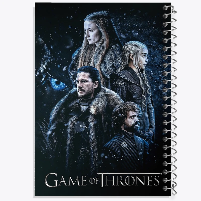 دفتر طراحی 50 برگ خندالو طرح گیم اف ترونز Game of Thrones  کد 2670