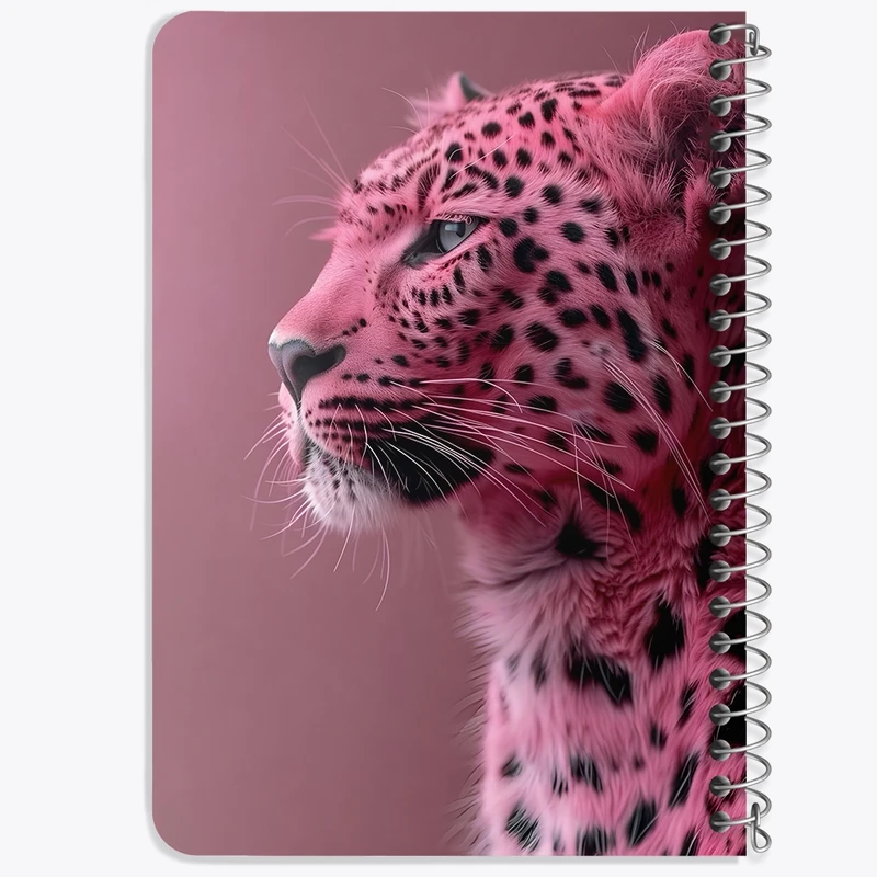 دفتر یادداشت 50 برگ خندالو طرح پلنگ کد F3836