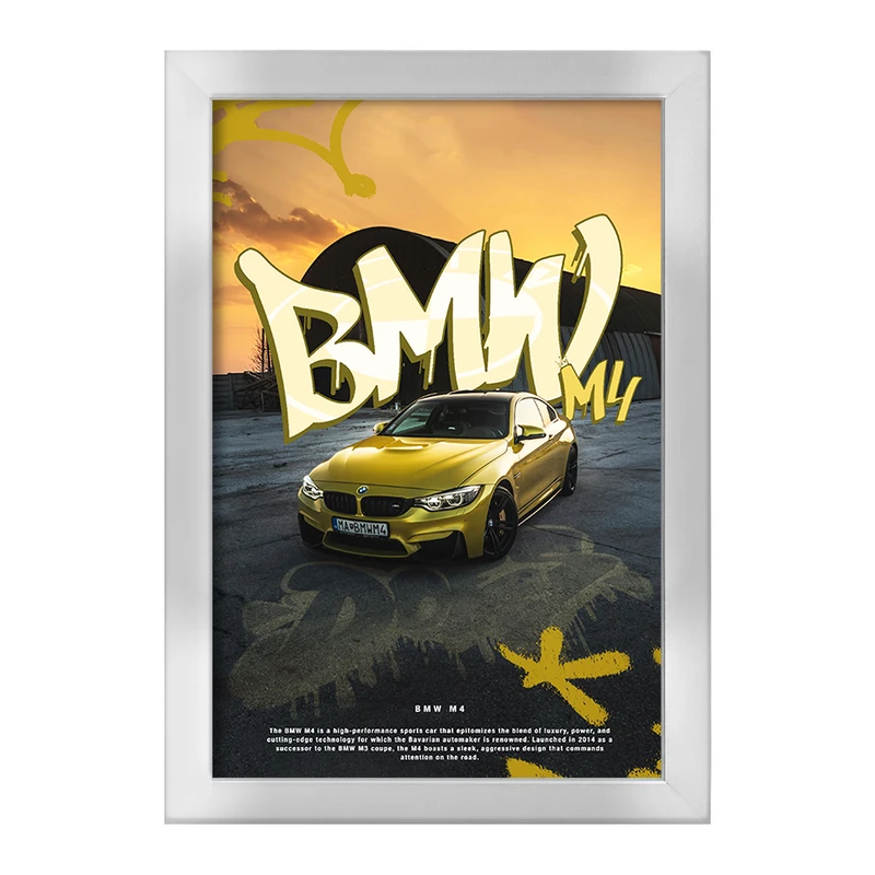 تابلو خندالو طرح بی ام دبلیو (BMW) کد F13730