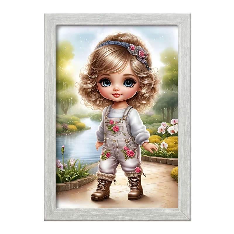 تابلو خندالو طرح دخترانه کیوت کد F6755