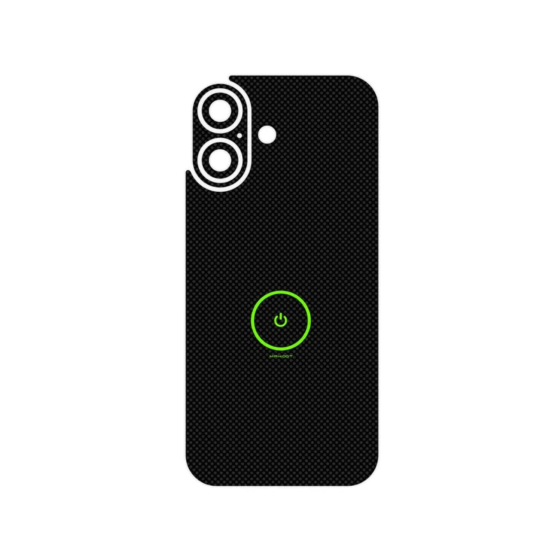 برچسب پوششی ماهوت مدل Minimal Power Button مناسب برای گوشی موبایل اپل iPhone 17