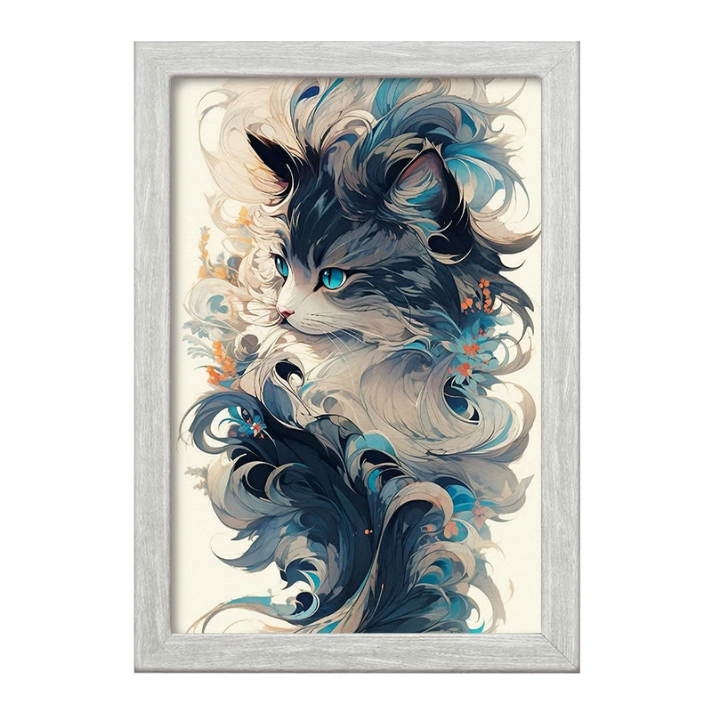 تابلو خندالو طرح گربه (Cat) کد F1121